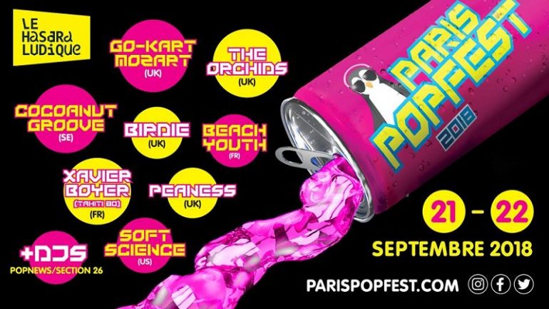 Paris Popfest 2018 - 21 et 22 septembre - Paris
