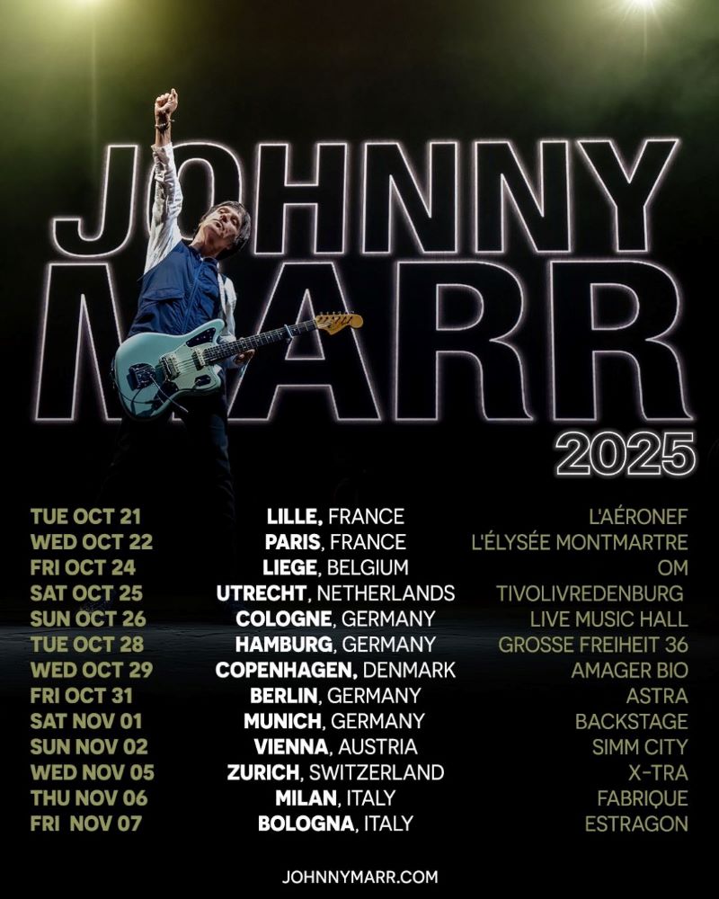 Johnny Marr - Élysée Montmartre - 22 octobre 2025