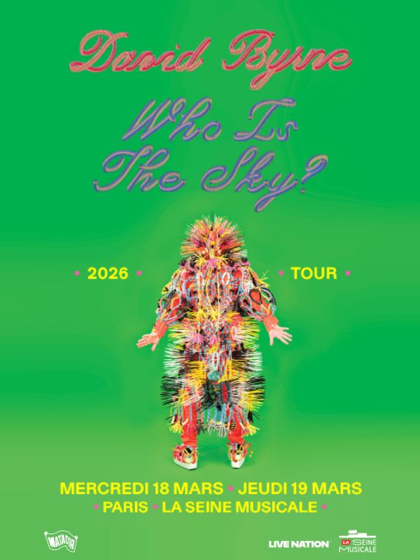 David Byrne - La Seine Musicale (Paris) - 18 et 19 mars 2026