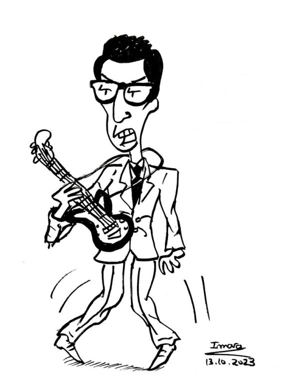Elvis Costello à Paris par Imara