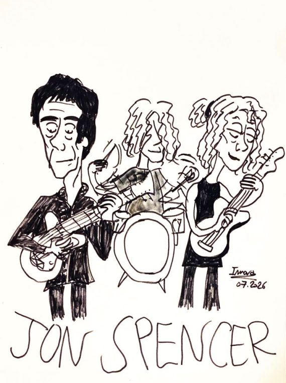 Jon Spencer à Paris par Imara